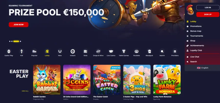 Slota casino bonus