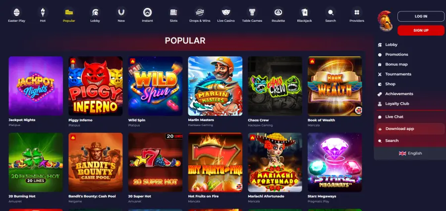 Slota casino recension